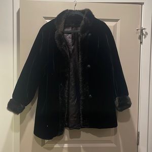 Real fur jacket. Size small, lightly worn.